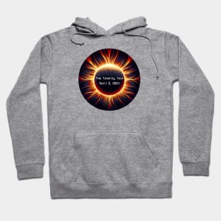 Solar Eclipse Totality Tour 2024 Two-Sided Light Colors Design T-Shirt Hoodie